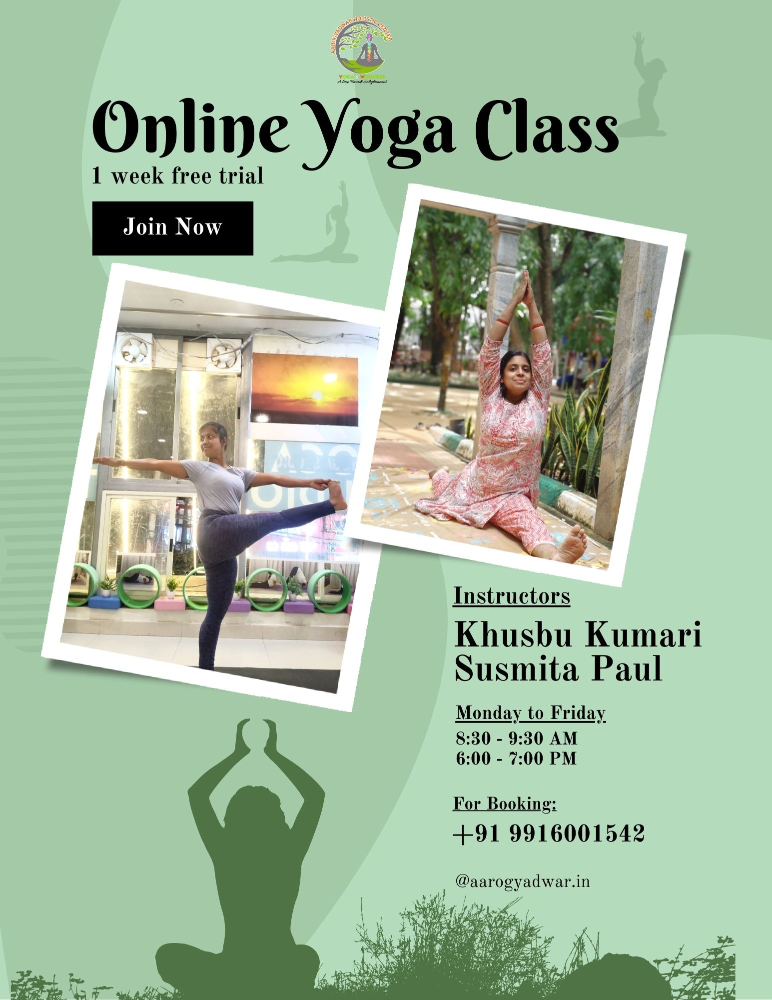 Regular Online Morning Yoga Class